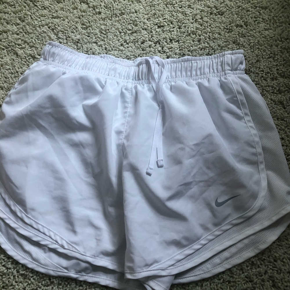 White women’s Nike shorts
